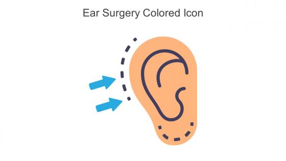Ear Surgery Colored Icon In Powerpoint Pptx Png And Editable Eps Format