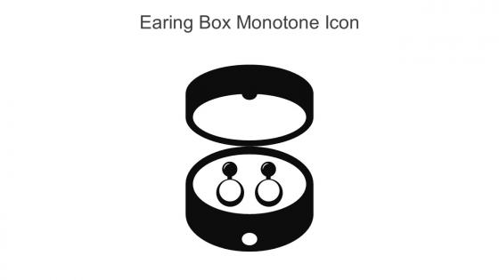 Earing Box Monotone Icon In Powerpoint Pptx Png And Editable Eps Format