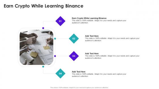 Earn Crypto While Learning Binance In Powerpoint And Google Slides Cpb