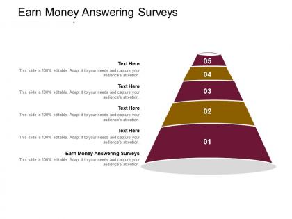 Earn money answering survey ppt powerpoint presentation rules cpb
