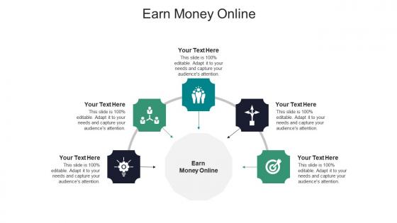 Earn money online ppt powerpoint presentation file icons cpb