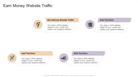 Earn Money Website Traffic In Powerpoint And Google Slides Cpb