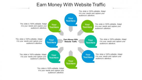 Earn money with website traffic ppt powerpoint presentation infographic template picture cpb
