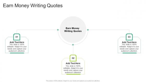 Earn Money Writing Quotes In Powerpoint And Google Slides Cpb