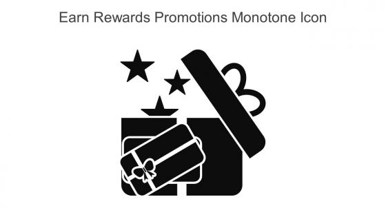 Earn Rewards Promotions Monotone Icon In Powerpoint Pptx Png And Editable Eps Format
