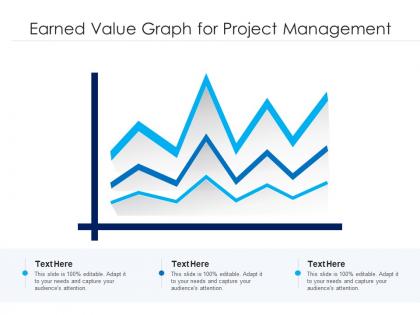 Earned value graph for project management