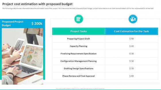 Earned Value Management To Integrate Project Cost Estimation With Proposed Budget