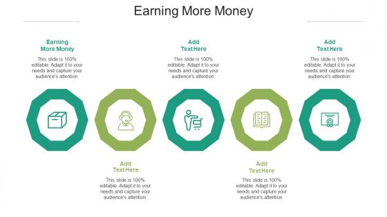 Earning More Money Ppt Powerpoint Presentation Styles Grid Cpb