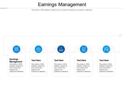 Earnings management ppt powerpoint presentation inspiration graphic tips cpb