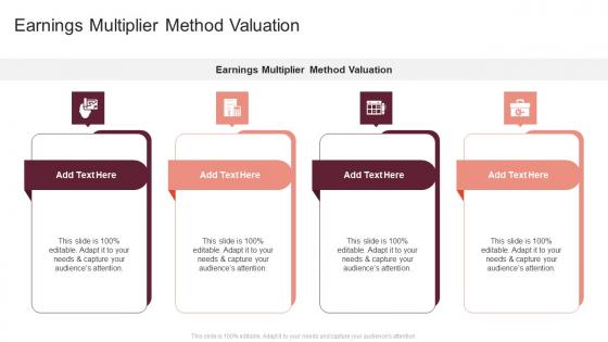 Earnings Multiplier Method Valuation In Powerpoint And Google Slides Cpb