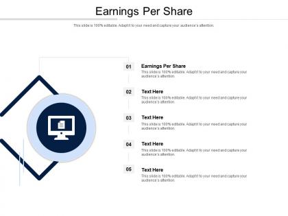 Earnings per share ppt powerpoint presentation pictures slides cpb