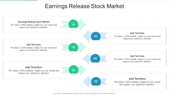 Earnings Release Stock Market In Powerpoint And Google Slides Cpb