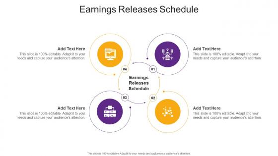 Earnings Releases Schedule In Powerpoint And Google Slides Cpb