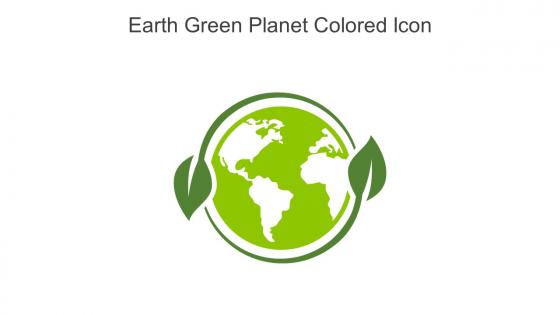 Earth Green Planet Colored Icon In Powerpoint Pptx Png And Editable Eps Format