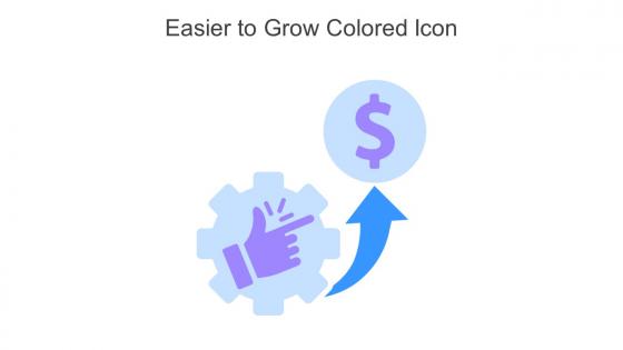 Easier To Grow Colored Icon In Powerpoint Pptx Png And Editable Eps Format
