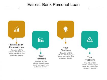 Easiest bank personal loan ppt powerpoint presentation slides deck cpb