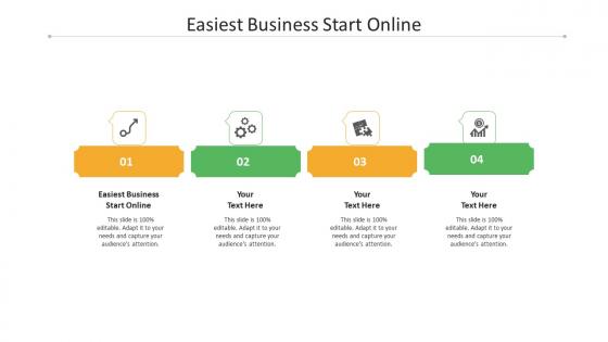 Easiest business start online ppt powerpoint presentation icon picture cpb