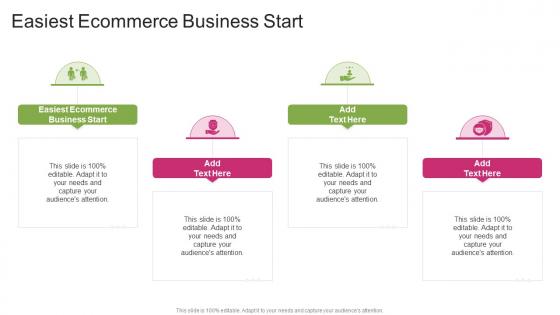 Easiest Ecommerce Business Start In Powerpoint And Google Slides Cpb