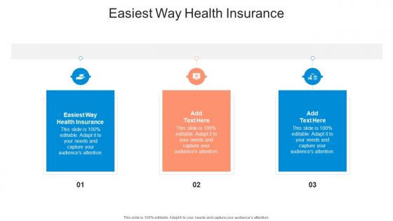 Easiest Way Health Insurance In Powerpoint And Google Slides Cpb