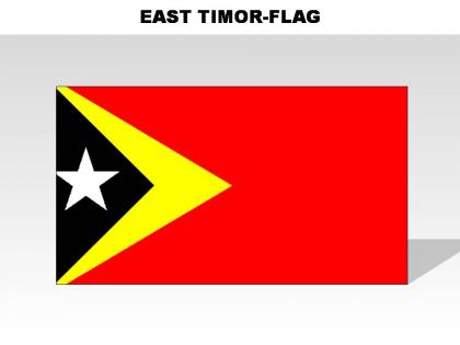 East timor country powerpoint flags