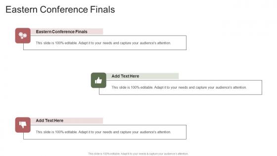 Eastern Conference Finals In Powerpoint And Google Slides Cpb