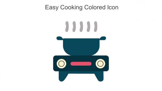 Easy Cooking Colored Icon In Powerpoint Pptx Png And Editable Eps Format