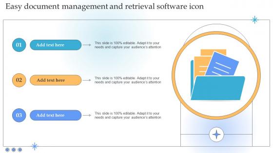 Easy Document Management And Retrieval Software Icon