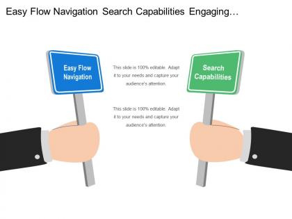 Easy flow navigation search capabilities engaging presentation constant updates