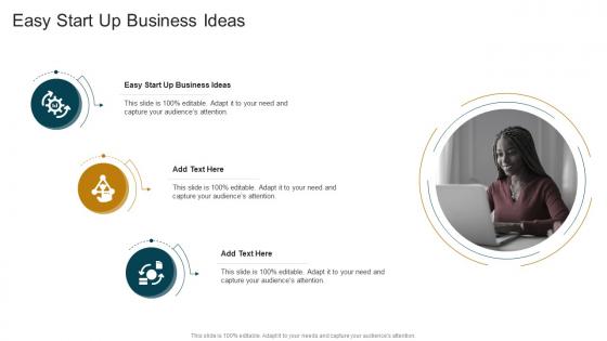 Easy Start Up Business Ideas In Powerpoint And Google Slides Cpb