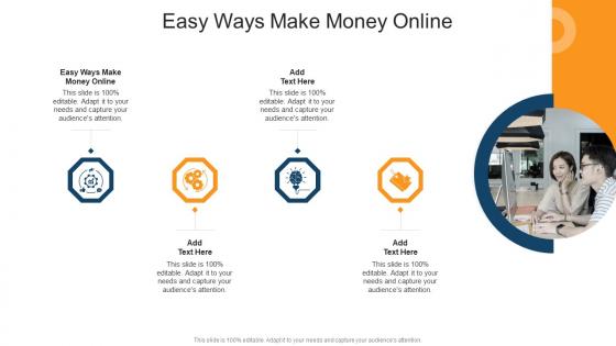Easy Ways Make Money Online In Powerpoint And Google Slides Cpb