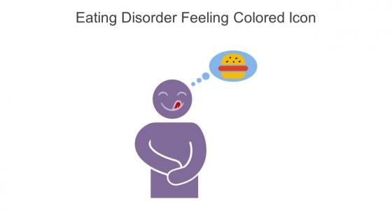 Eating Disorder Feeling Colored Icon In Powerpoint Pptx Png And Editable Eps Format