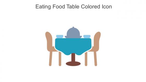 Eating Food Table Colored Icon In Powerpoint Pptx Png And Editable Eps Format