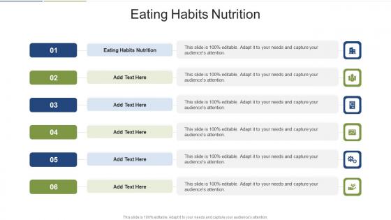 Eating Habits Nutrition In Powerpoint And Google Slides Cpb