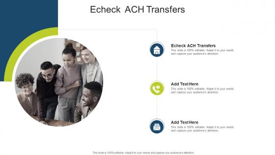 Echeck Ach Transfers In Powerpoint And Google Slides Cpb