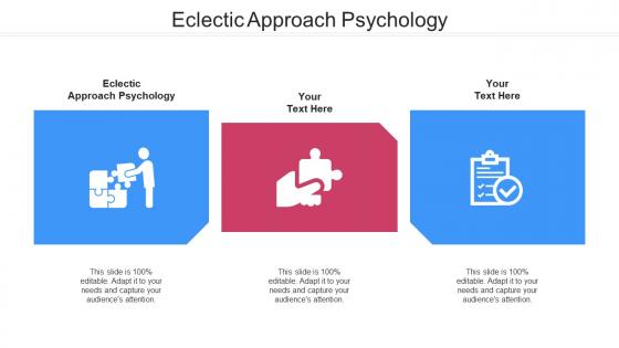 Eclectic approach psychology ppt powerpoint presentation styles portfolio cpb