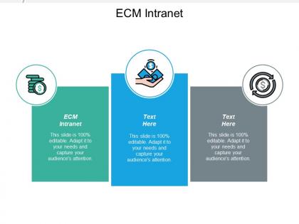 Ecm intranet ppt powerpoint presentation icon aids cpb