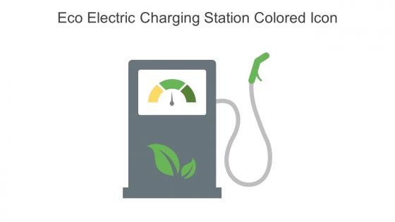 Eco Electric Charging Station Colored Icon In Powerpoint Pptx Png And Editable Eps Format