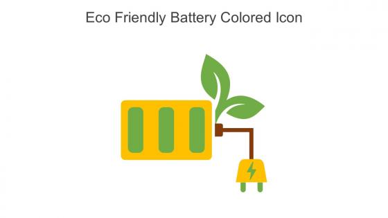 Eco Friendly Battery Colored Icon In Powerpoint Pptx Png And Editable Eps Format