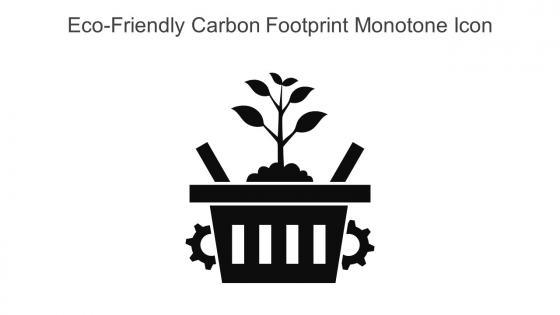 Eco Friendly Carbon Footprint Monotone Icon In Powerpoint Pptx Png And Editable Eps Format