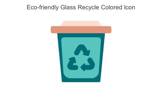 Eco Friendly Glass Recycle Colored Icon In Powerpoint Pptx Png And Editable Eps Format