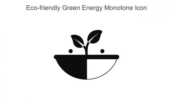 Eco Friendly Green Energy Monotone Icon In Powerpoint Pptx Png And Editable Eps Format