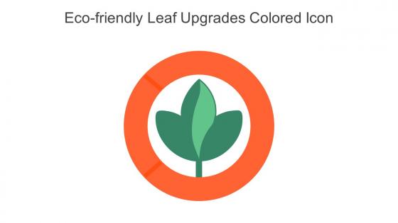 Eco Friendly Leaf Upgrades Colored Icon In Powerpoint Pptx Png And Editable Eps Format
