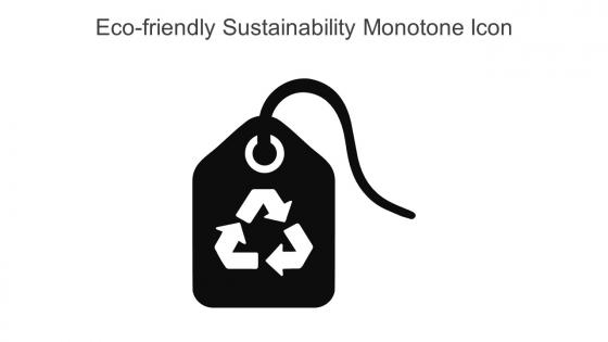 Eco Friendly Sustainability Monotone Icon In Powerpoint Pptx Png And Editable Eps Format