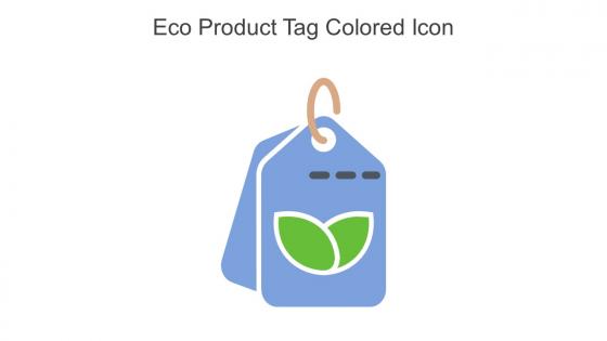 Eco Product Tag Colored Icon In Powerpoint Pptx Png And Editable Eps Format