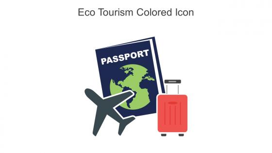 Eco Tourism Colored Icon In Powerpoint Pptx Png And Editable Eps Format