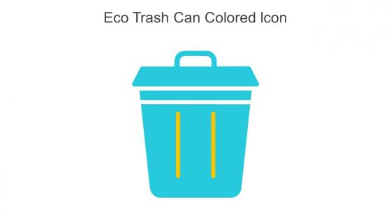 Eco Trash Can Colored Icon In Powerpoint Pptx Png And Editable Eps Format