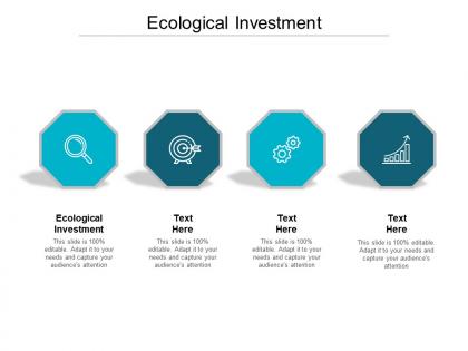 Ecological investment ppt powerpoint presentation model infographic template cpb