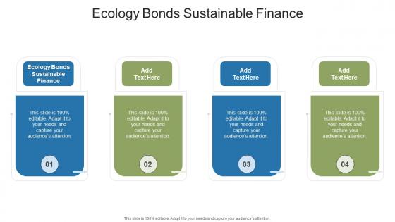 Ecology Bonds Sustainable Finance In Powerpoint And Google Slides Cpb