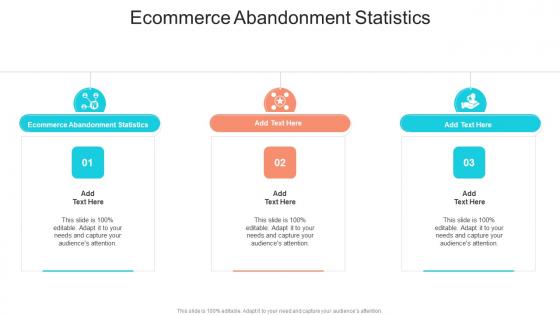Ecommerce Abandonment Statistics In Powerpoint And Google Slides Cpb