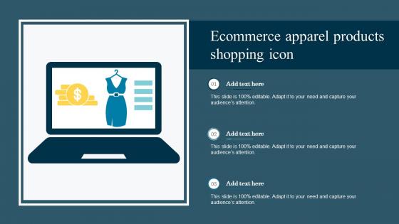 Ecommerce Apparel Products Shopping Icon